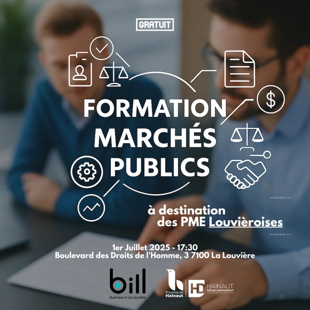 Formation marché publics la louvière
