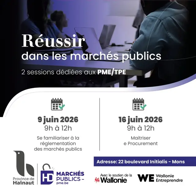 Se familiariser à la réglementation des marchés publics - Session de juin